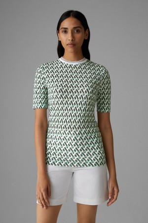 BOGNER Alene Shirt Grün Weiß | YAEOI-3956