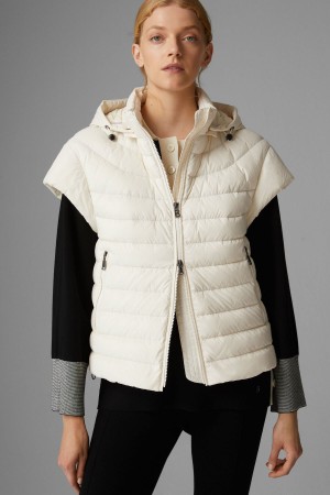 BOGNER Betty Laufschuhe Down Gilet Off-white | VWCGD-9541