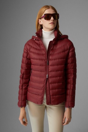 BOGNER Blake Laufschuhe Down Jacket Bordeaux | NYDWV-0289