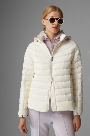 BOGNER Blake Laufschuhe Down Jacket Off-white | SPIOH-7186