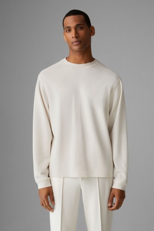 BOGNER Boris Sweatshirt Off-white | VSOFW-9860