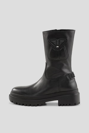 BOGNER Chesa Alpina Boots Schwarz | KWEHZ-9365