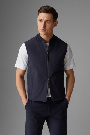 BOGNER Fillis Waistcoat Navy Blau | TMUFW-8519