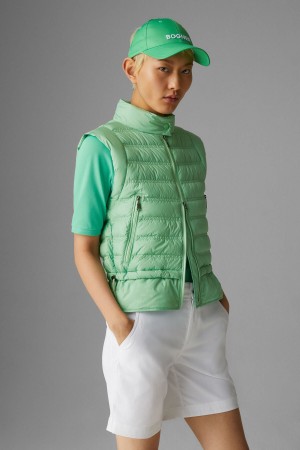 BOGNER Florin Laufschuhe Down Waistcoat Hellgrün | HKIZR-9678