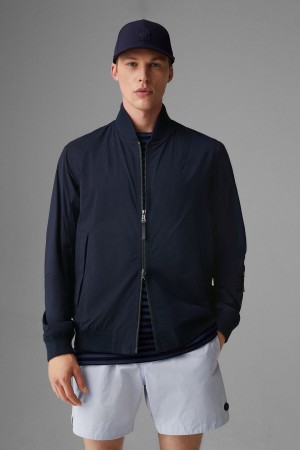 BOGNER Jonas Blouson Jacket Navy Blau | OELFN-8791