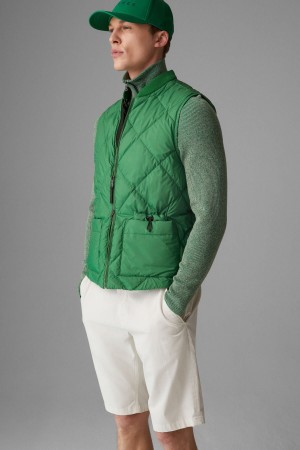 BOGNER Rocco Down Waistcoat Grün | FTXDS-2539