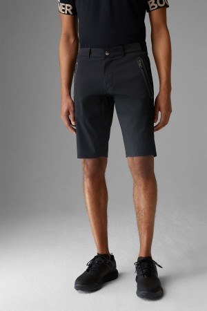 BOGNER Sport Covin Functional Shorts Schwarz | SQVHO-6532