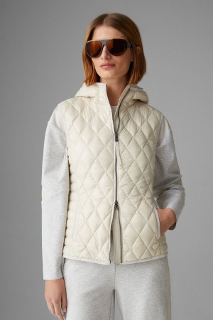 BOGNER Sport Pippa Down Waistcoat Sand | KUAWR-8940