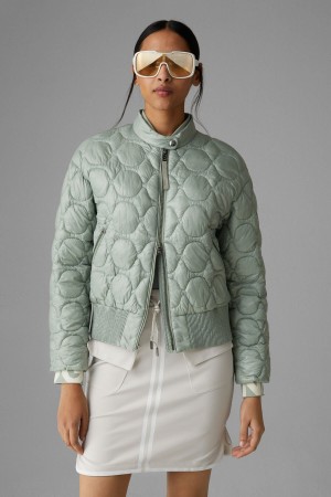BOGNER Sport Rosy Gesteppt Jacket Grün | DWRXY-4860