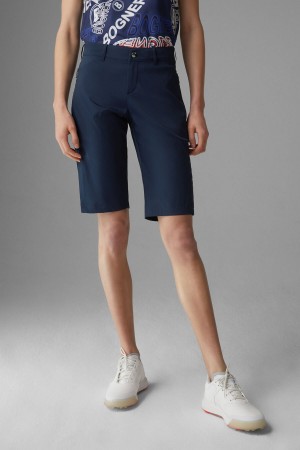 BOGNER Sport Zima Functional Shorts Navy Blau | FHKXO-0685