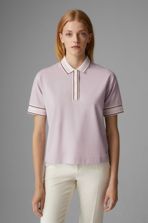 BOGNER Tala Polo Shirt Lilac | QWGCZ-9705