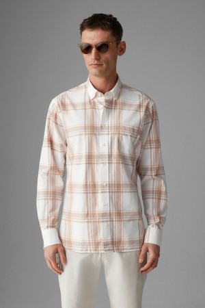 BOGNER Timt Shirt Beige | KQAWY-5340