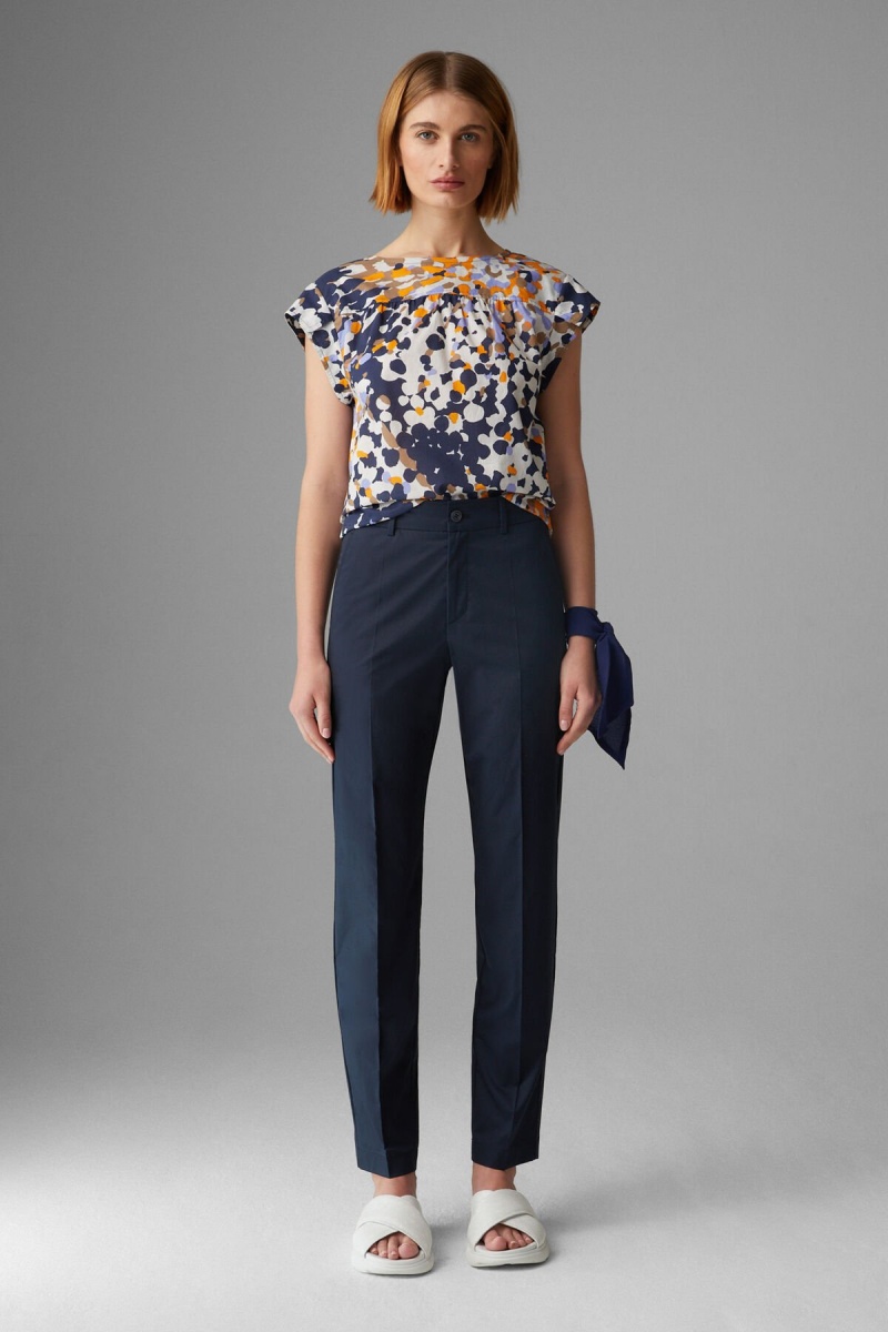 BOGNER Abbie Chinos Navy Blau | WYKBR-2356