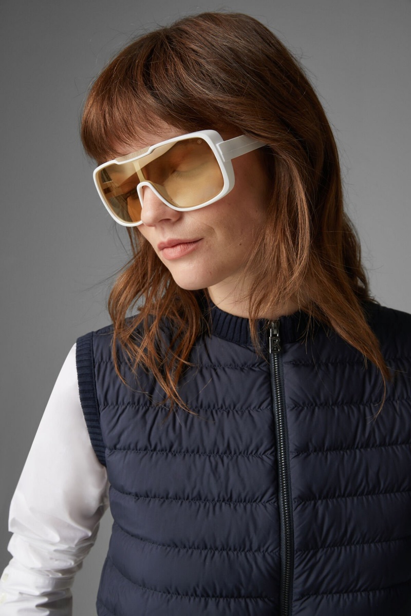 BOGNER Allisa Down Gestrickt Gilet Navy Blau | LQPUM-2063