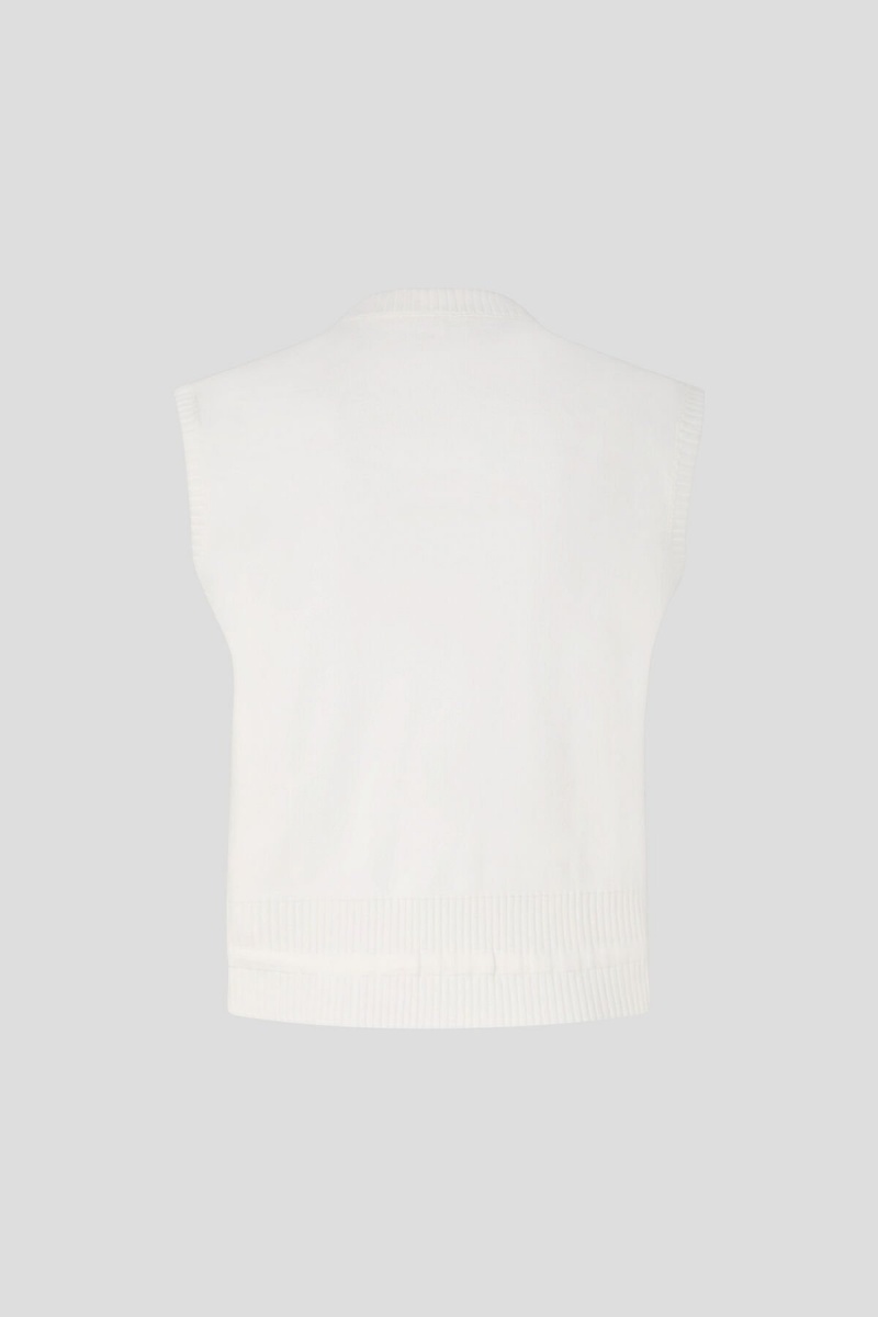 BOGNER Allisa Down Gestrickt Gilet Sand | NRBEI-6375