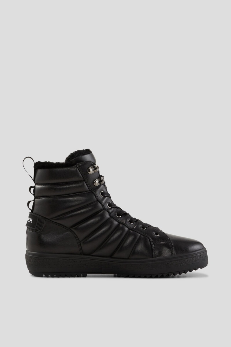 BOGNER Anchorage High-top Sneakers With Spikes Schwarz | DHLBP-2358