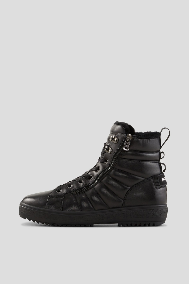 BOGNER Anchorage High-top Sneakers With Spikes Schwarz | DHLBP-2358