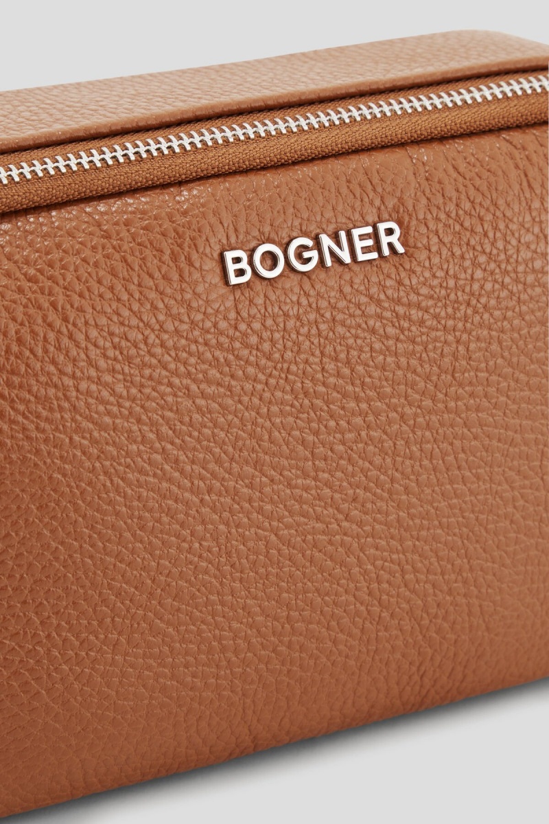 BOGNER Andermatt Avy Crossbody Bag Mocha | SRHIV-1248