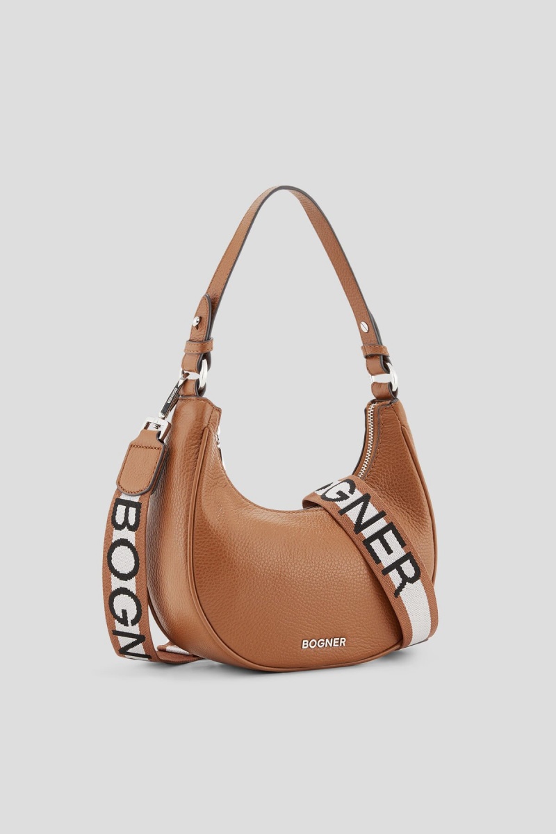 BOGNER Andermatt Melene Shoulder Bag Mocha | IPGTM-8794