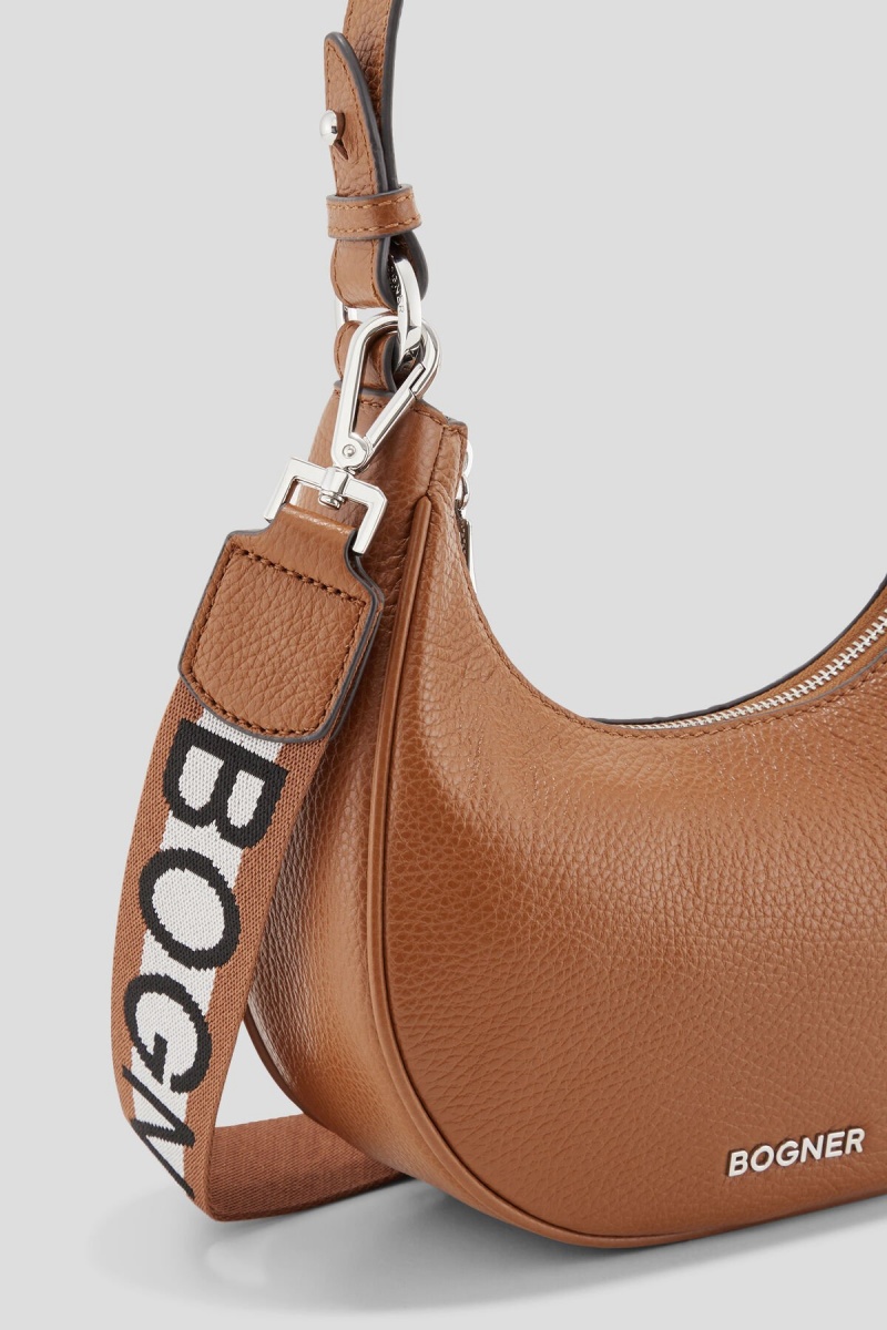 BOGNER Andermatt Melene Shoulder Bag Mocha | IPGTM-8794