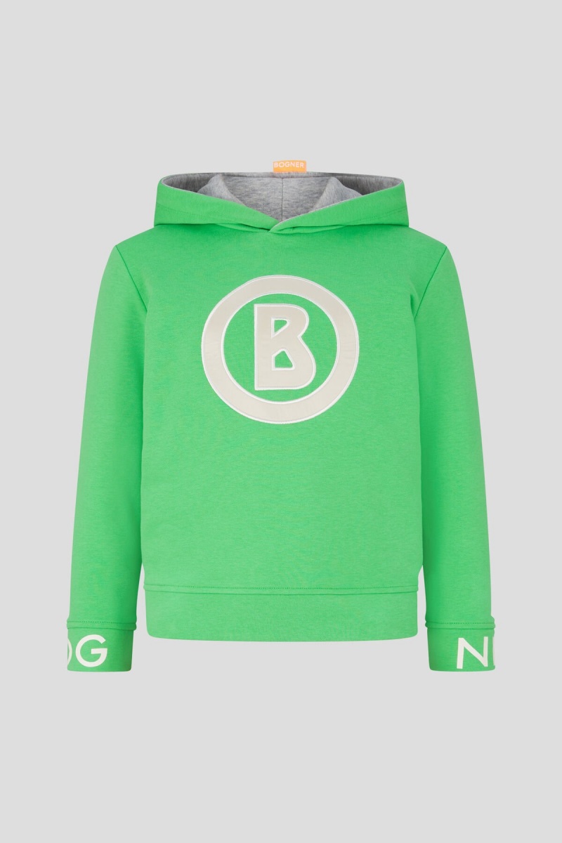 BOGNER Bela Kids Hoodie Grün | LURXT-8294