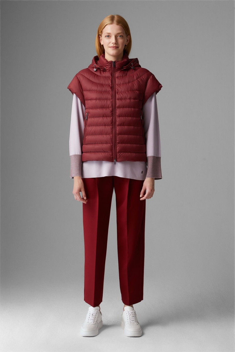 BOGNER Betty Laufschuhe Down Gilet Bordeaux | ZVTHC-3570
