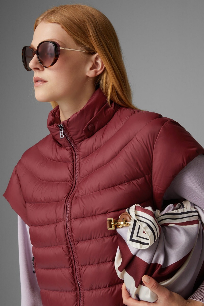BOGNER Betty Laufschuhe Down Gilet Bordeaux | ZVTHC-3570
