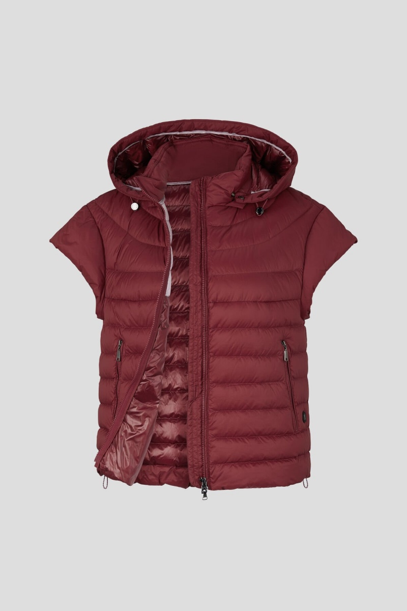 BOGNER Betty Laufschuhe Down Gilet Bordeaux | ZVTHC-3570