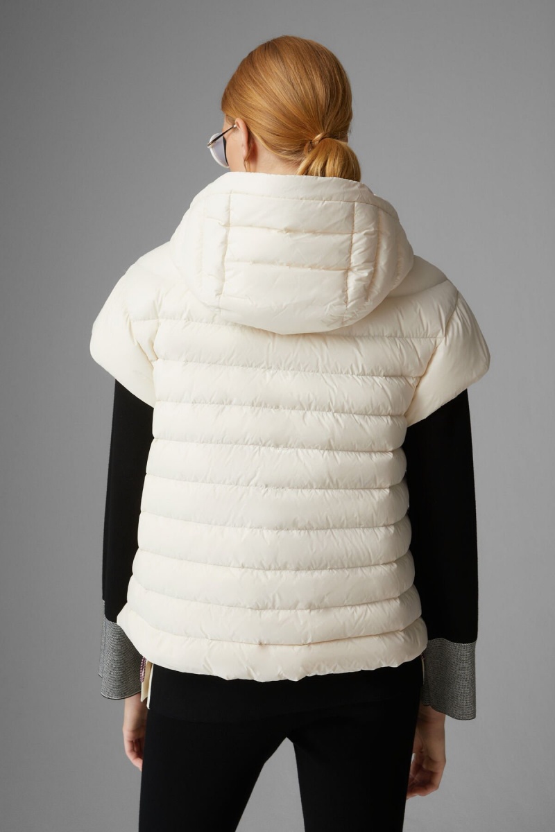 BOGNER Betty Laufschuhe Down Gilet Off-white | VWCGD-9541
