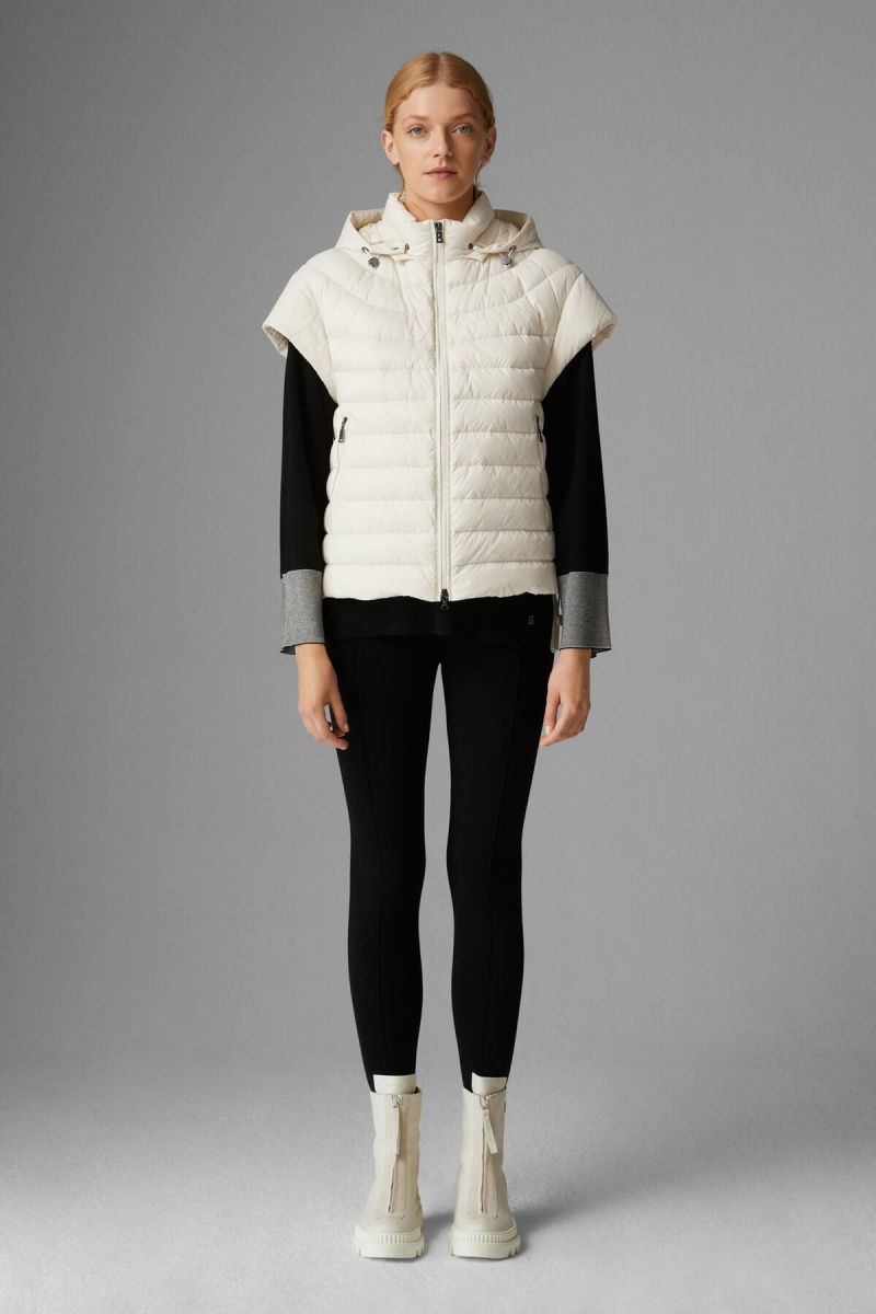 BOGNER Betty Laufschuhe Down Gilet Off-white | VWCGD-9541