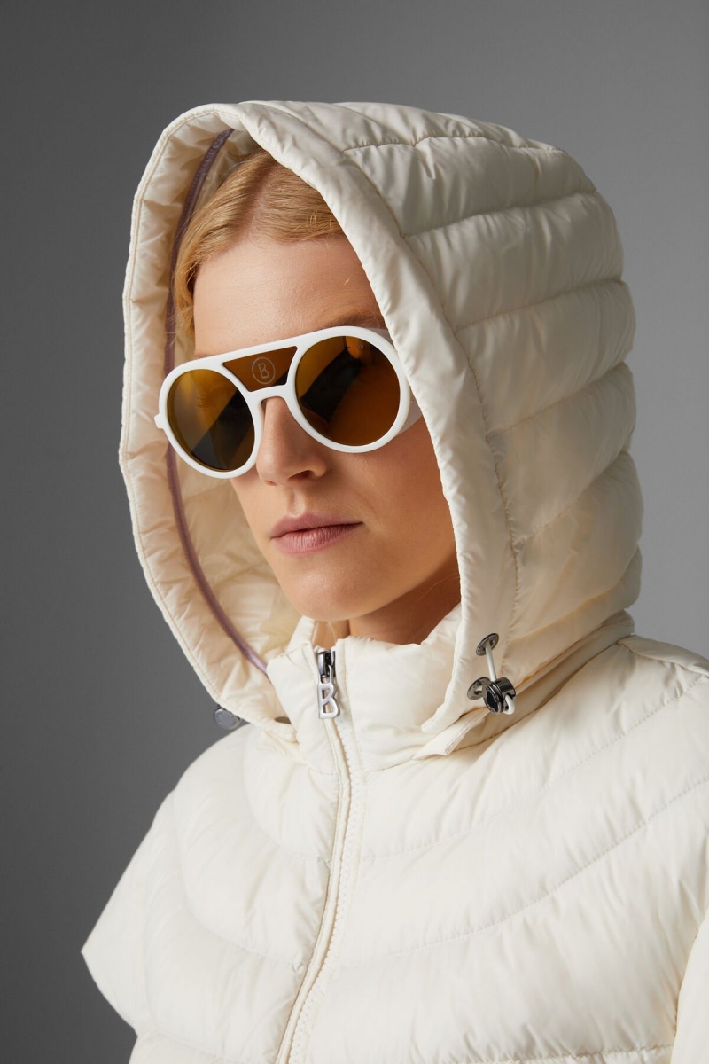 BOGNER Betty Laufschuhe Down Gilet Off-white | VWCGD-9541