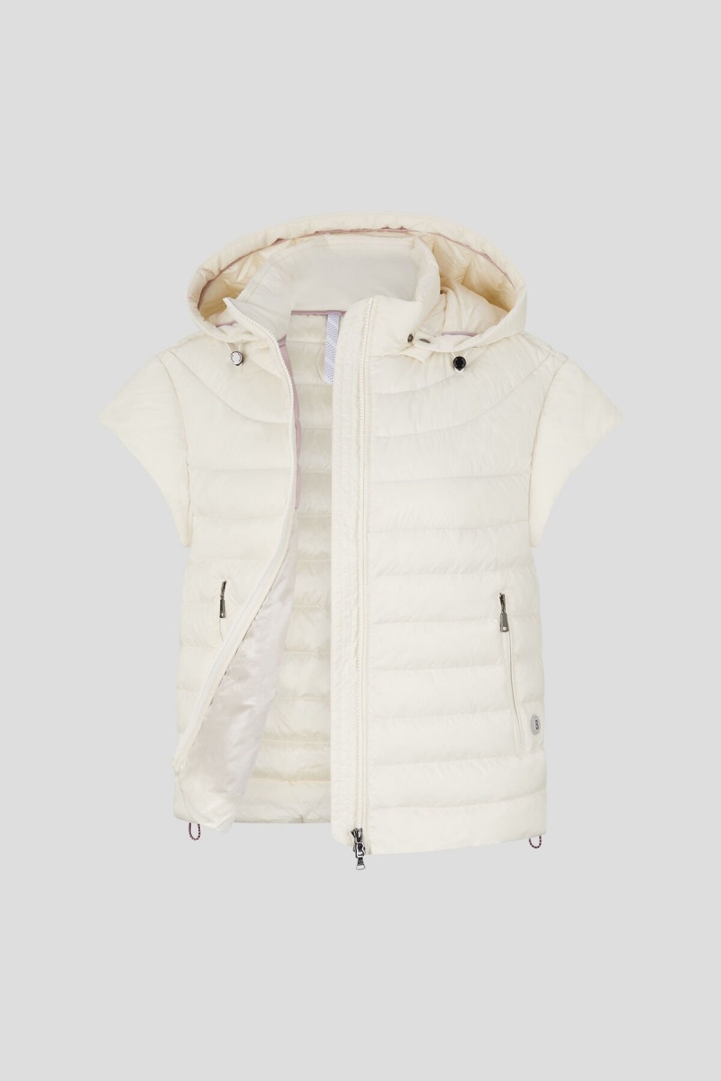 BOGNER Betty Laufschuhe Down Gilet Off-white | VWCGD-9541