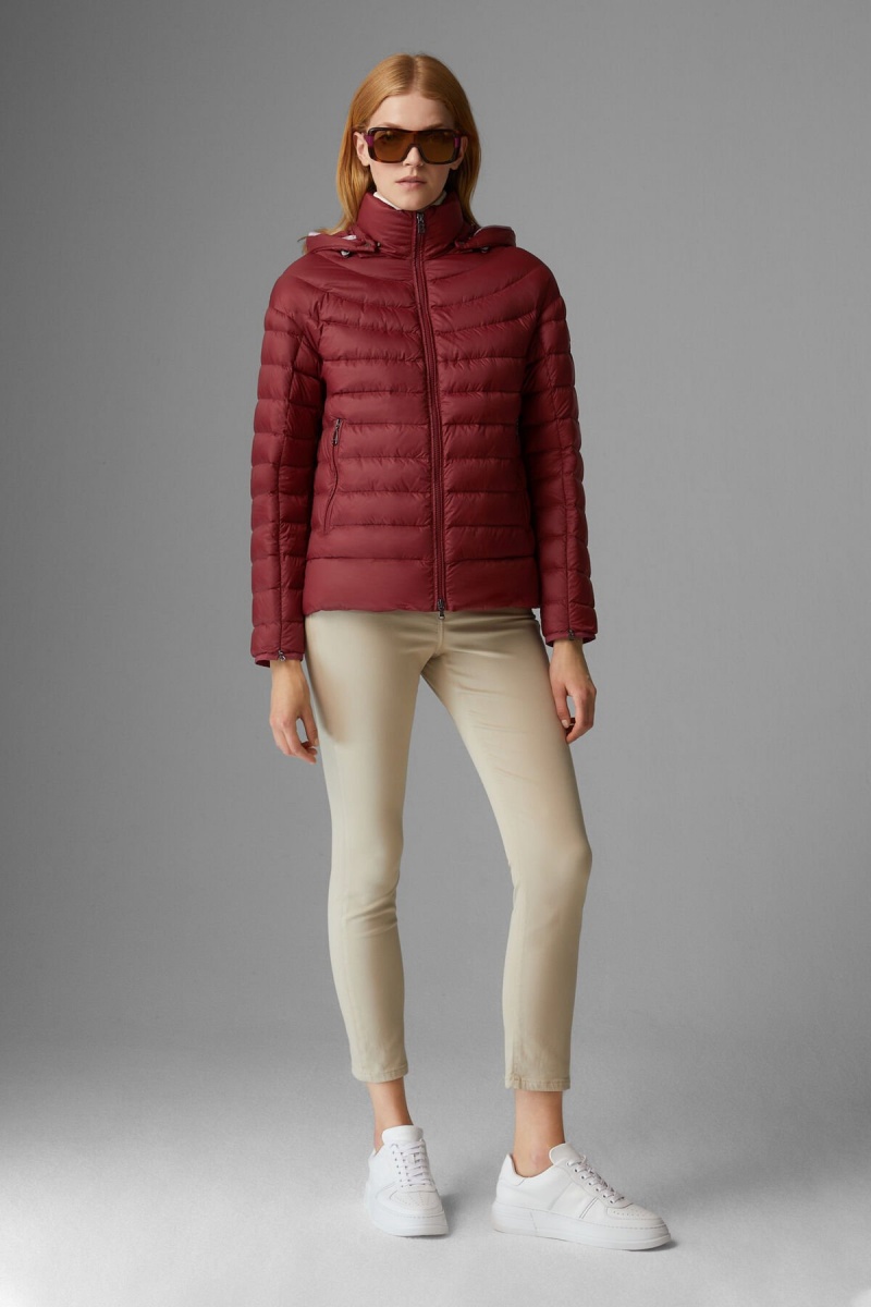 BOGNER Blake Laufschuhe Down Jacket Bordeaux | NYDWV-0289