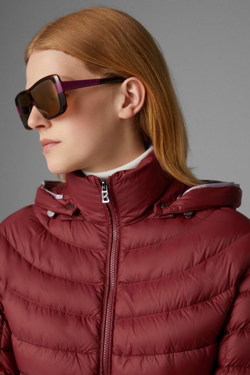 BOGNER Blake Laufschuhe Down Jacket Bordeaux | NYDWV-0289