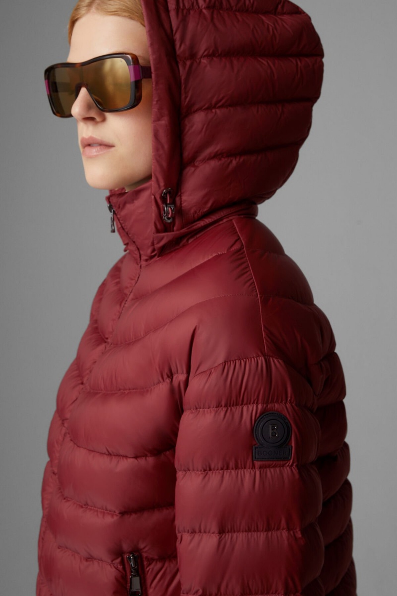 BOGNER Blake Laufschuhe Down Jacket Bordeaux | NYDWV-0289