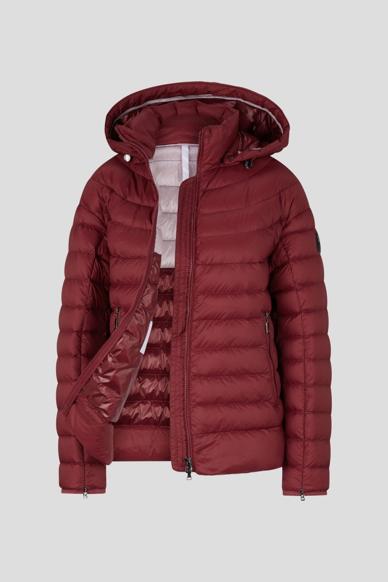 BOGNER Blake Laufschuhe Down Jacket Bordeaux | NYDWV-0289