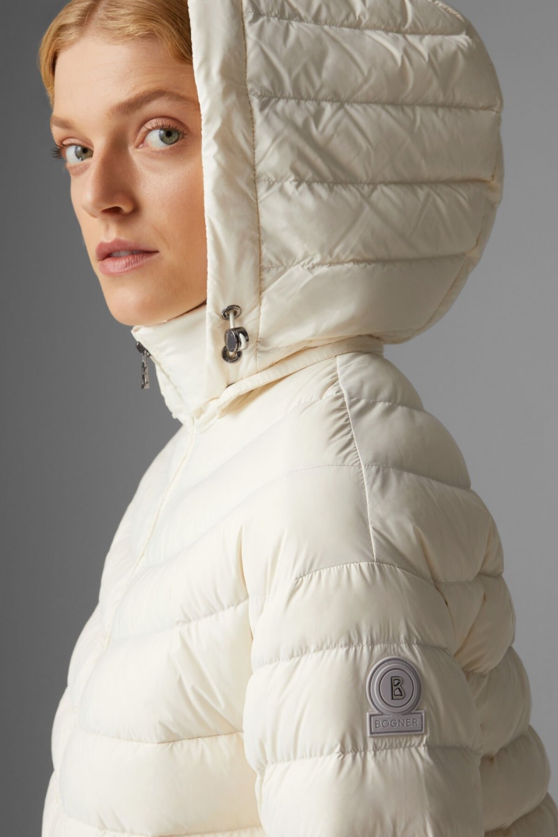 BOGNER Blake Laufschuhe Down Jacket Off-white | SPIOH-7186