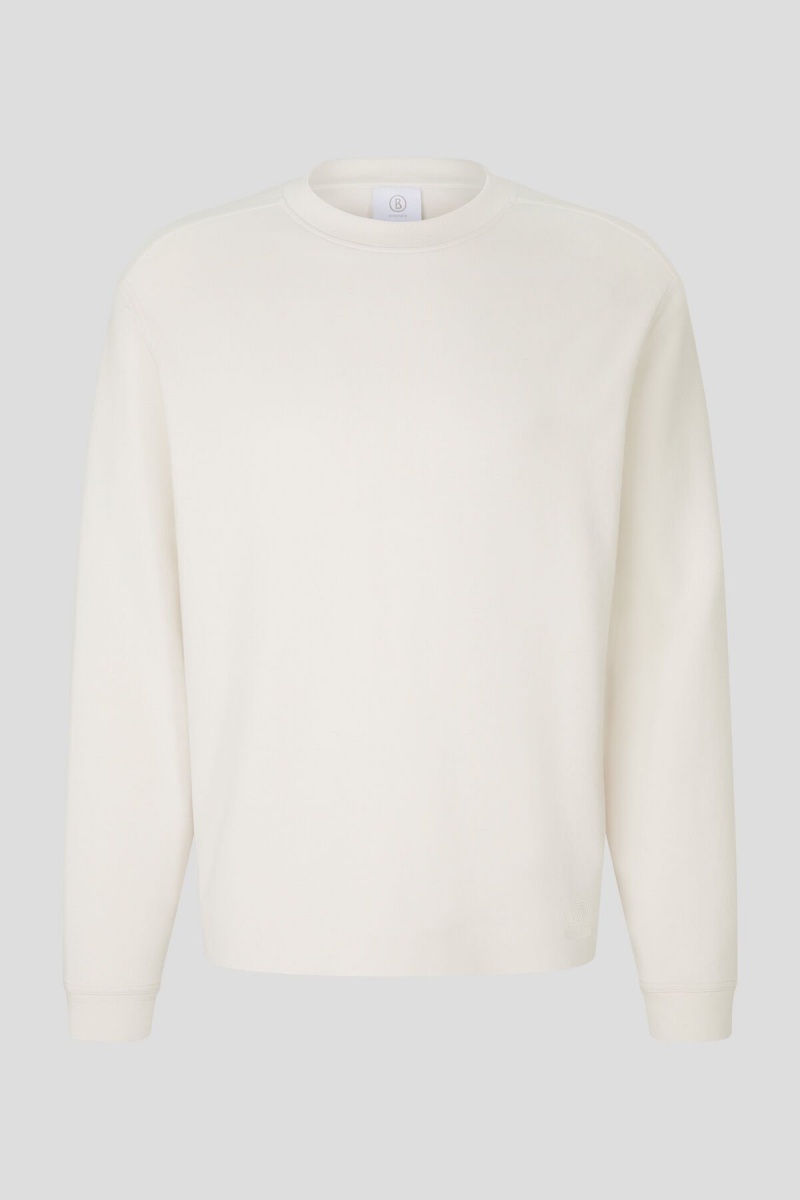 BOGNER Boris Sweatshirt Off-white | VSOFW-9860