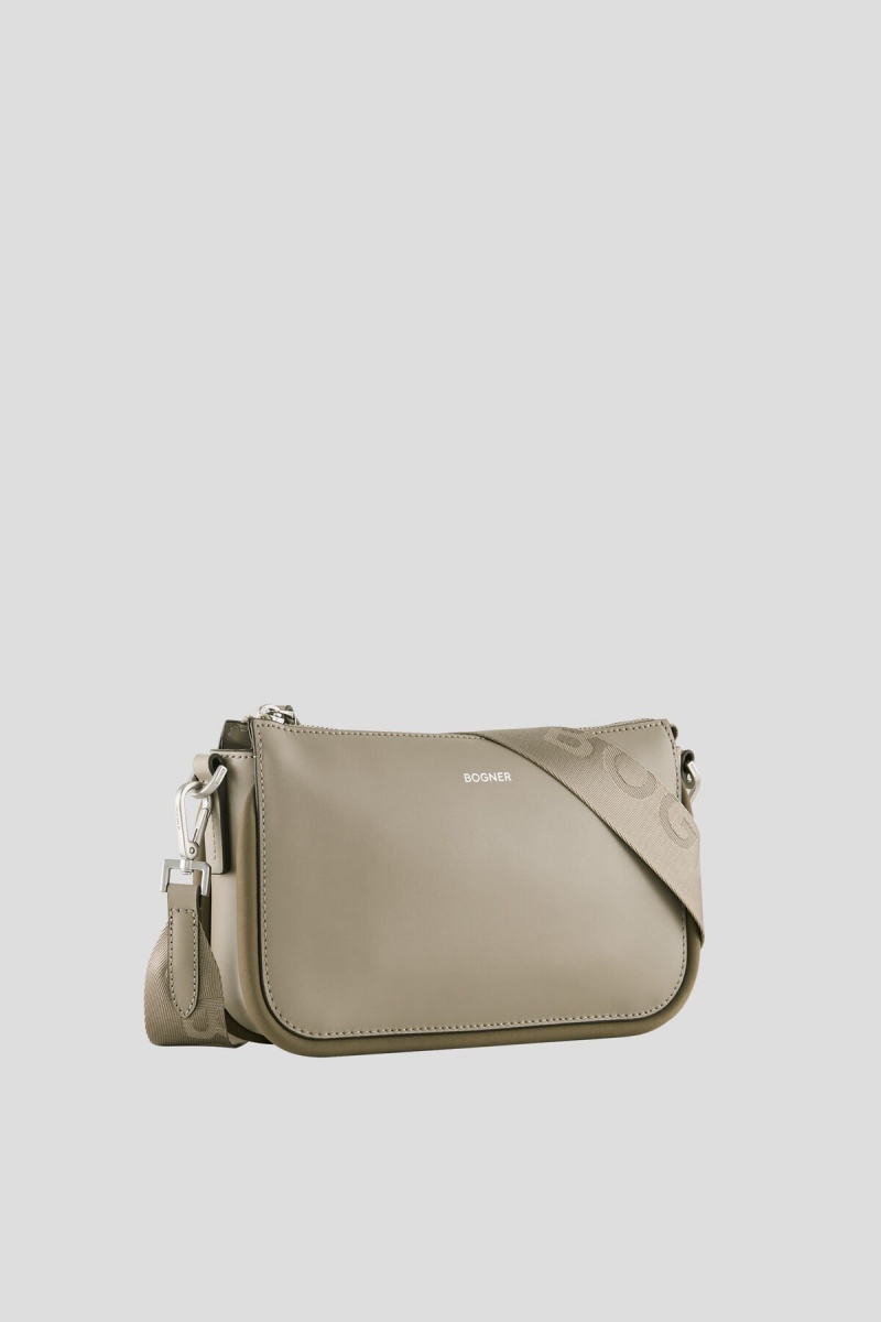BOGNER Brig Selenay Shoulder Bag Taupe | VAPGS-7294