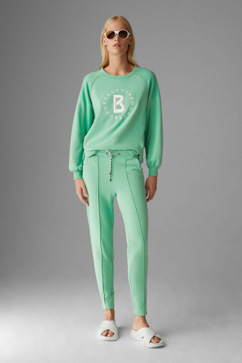 BOGNER Cara Tracksuit Pants Hellgrün | GNXKI-0642
