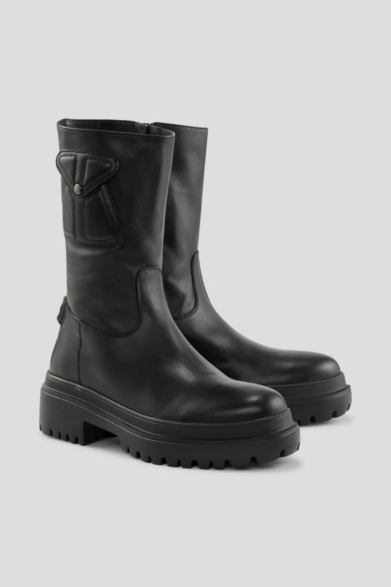 BOGNER Chesa Alpina Boots Schwarz | KWEHZ-9365