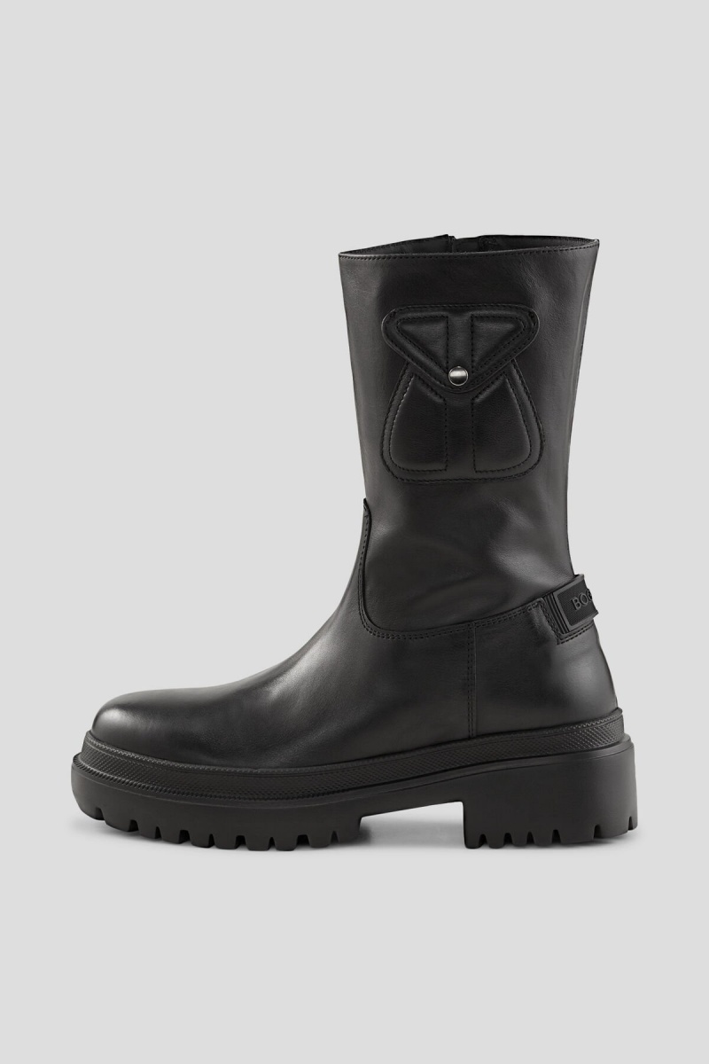 BOGNER Chesa Alpina Boots Schwarz | KWEHZ-9365