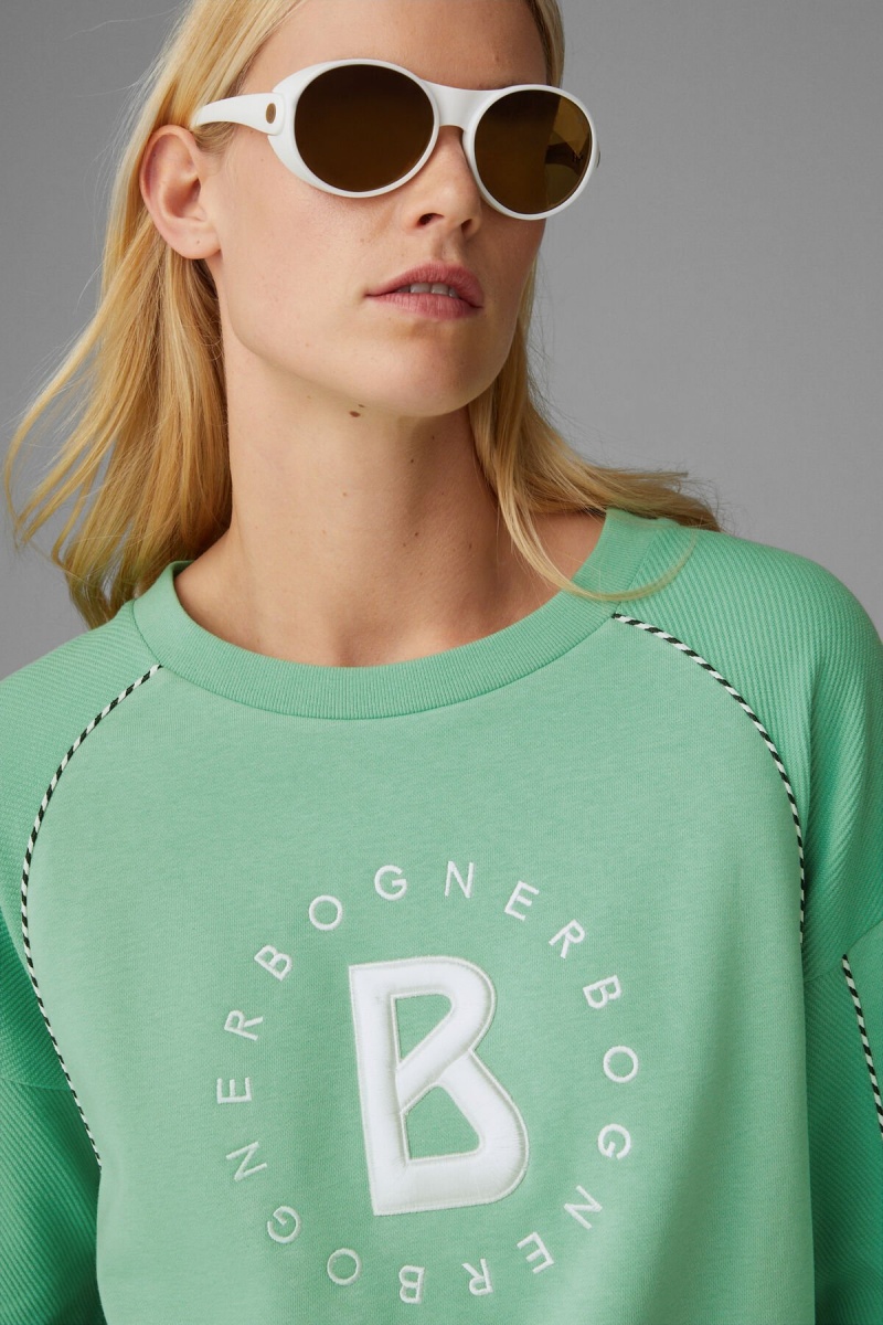 BOGNER Chloe Sweatshirt Hellgrün | OXVWK-0493