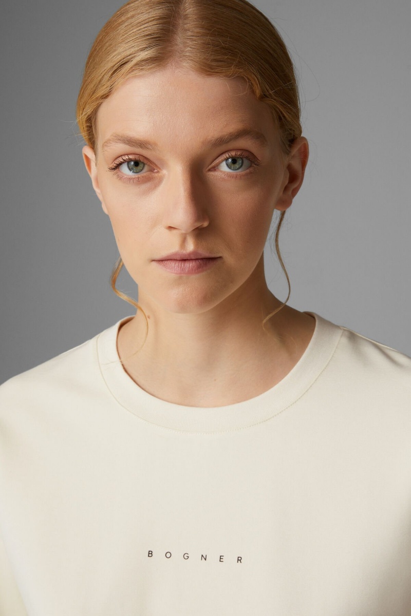 BOGNER Daisy T-shirt Off-white | USBQA-9628