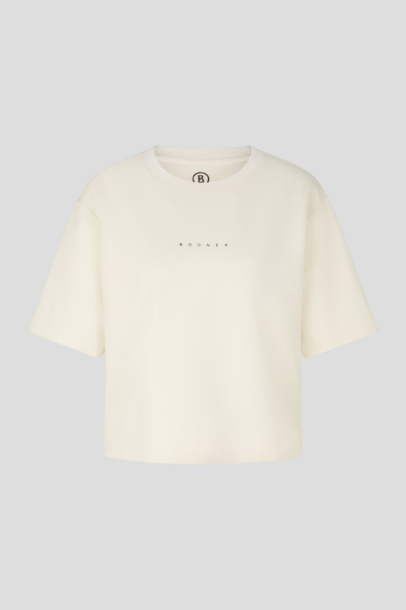 BOGNER Daisy T-shirt Off-white | USBQA-9628