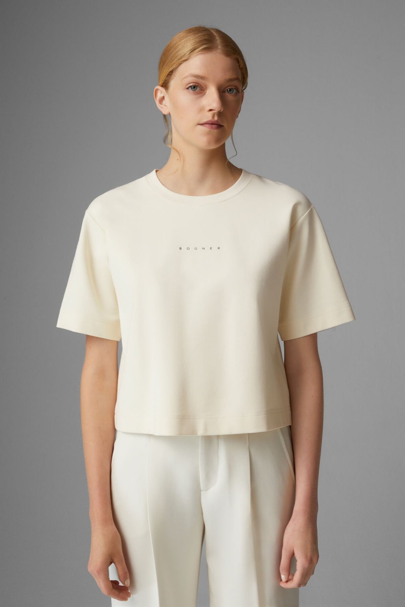 BOGNER Daisy T-shirt Off-white | USBQA-9628