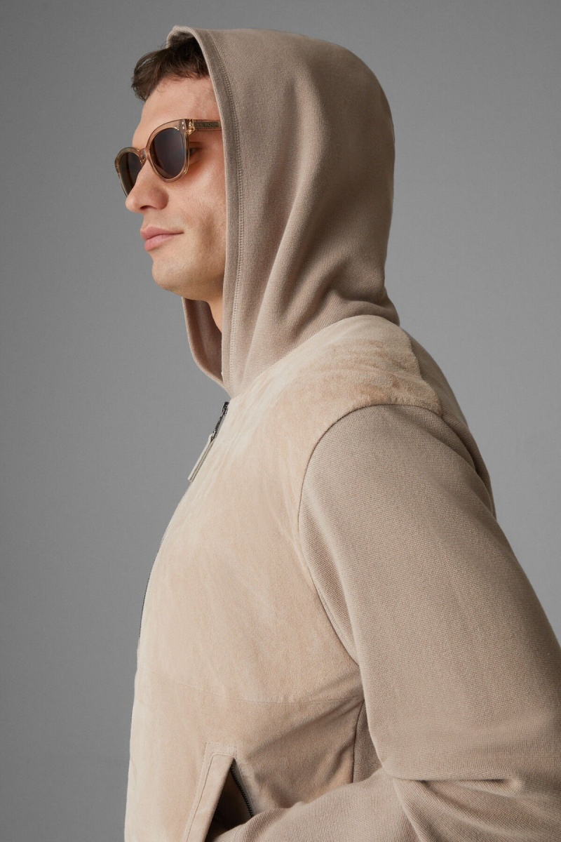 BOGNER Diego Knit Jacket Beige | OSGRI-2365