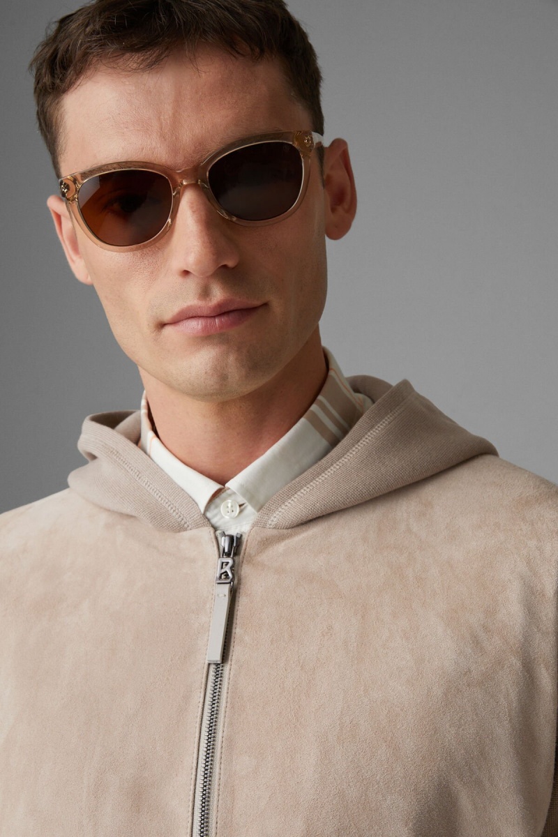 BOGNER Diego Knit Jacket Beige | OSGRI-2365