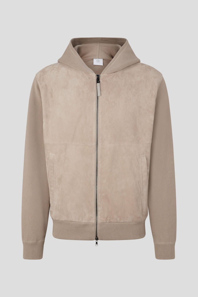 BOGNER Diego Knit Jacket Beige | OSGRI-2365