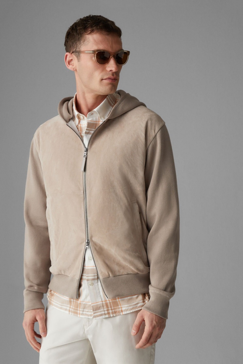 BOGNER Diego Knit Jacket Beige | OSGRI-2365